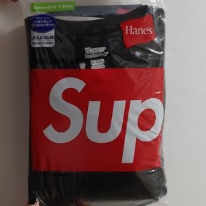 Supreme x Hanes XLRG 2 t-shirts 💥SOLD💥